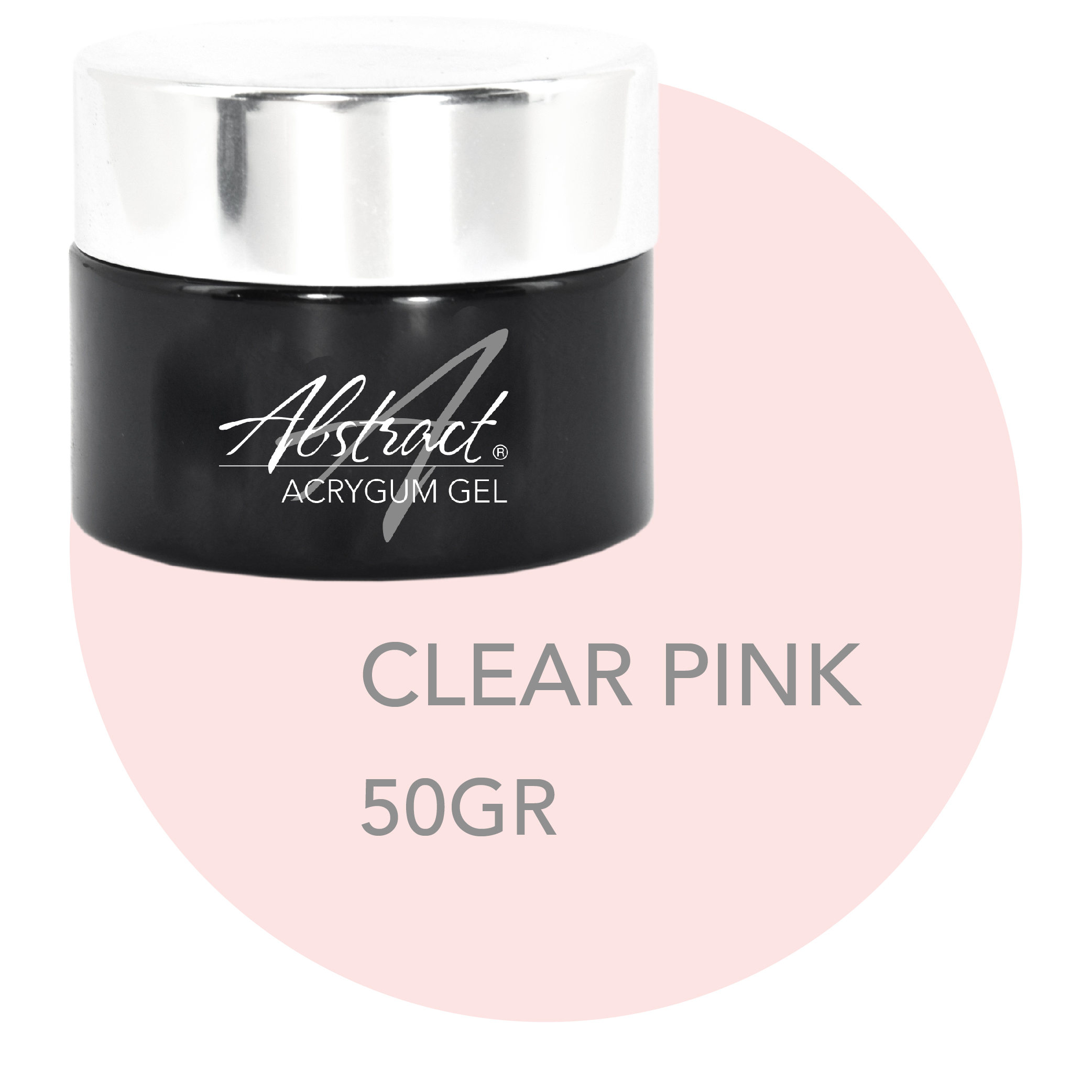 AcryGum Gel CLEAR PINK 50gr, Abstract | 136326
