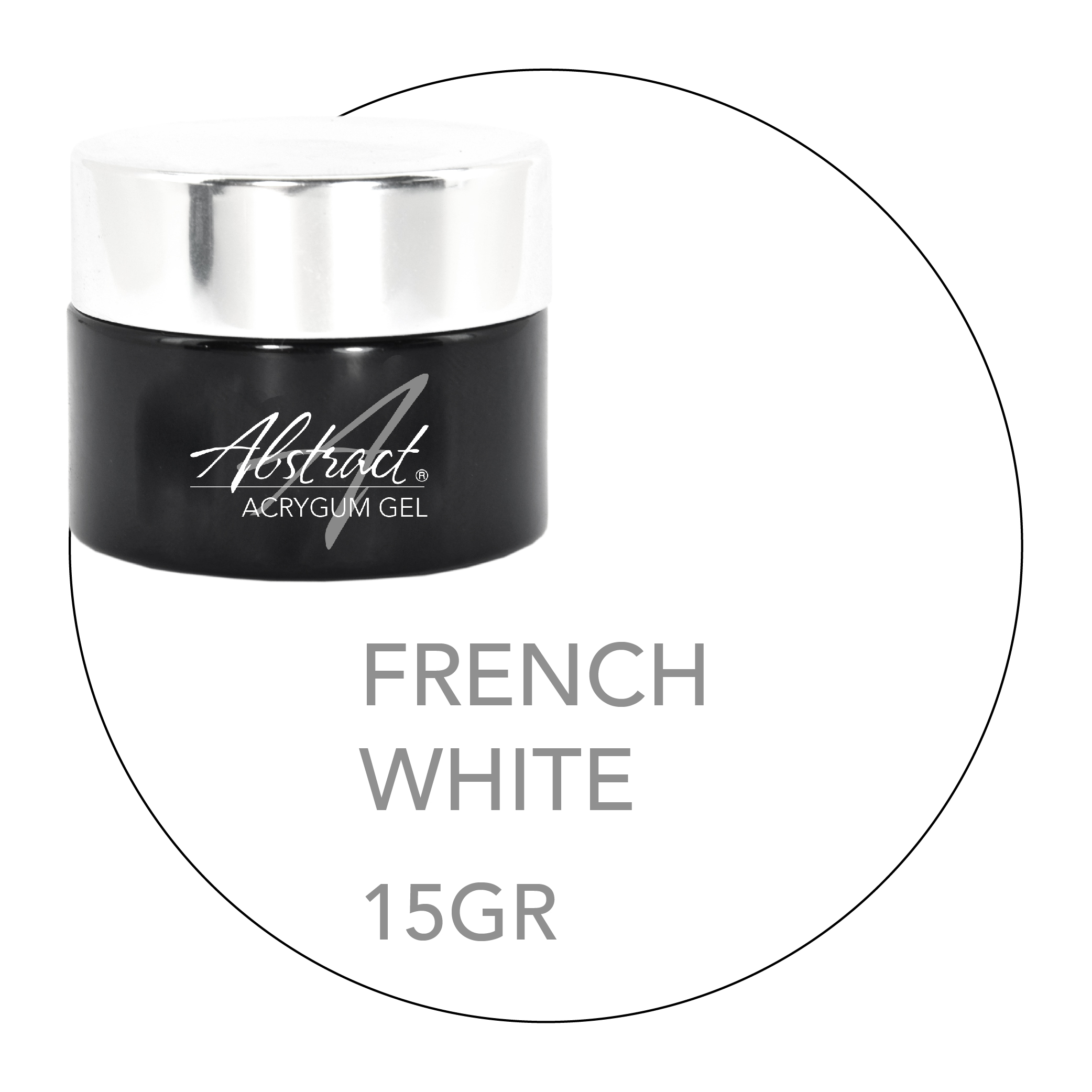 AcryGum Gel FRENCH WHITE 15gr, Abstract | 166651
