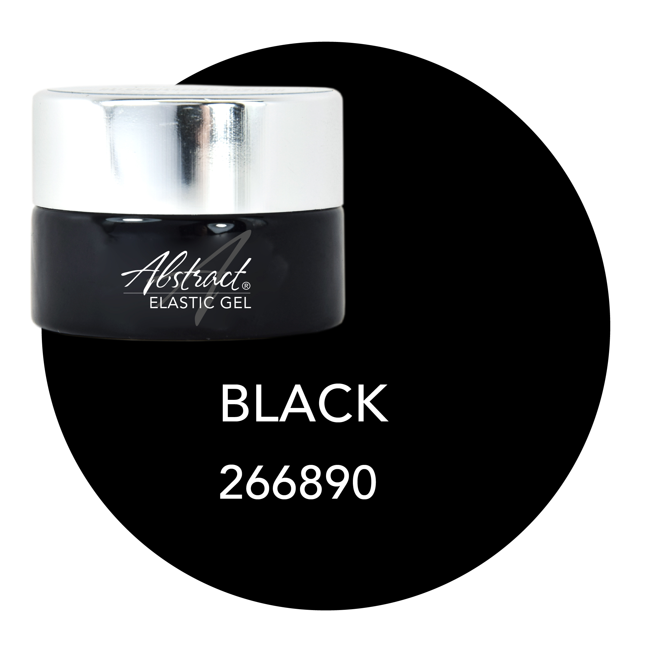 Elastic Art Gel BLACK 5gr, Abstract | 266890