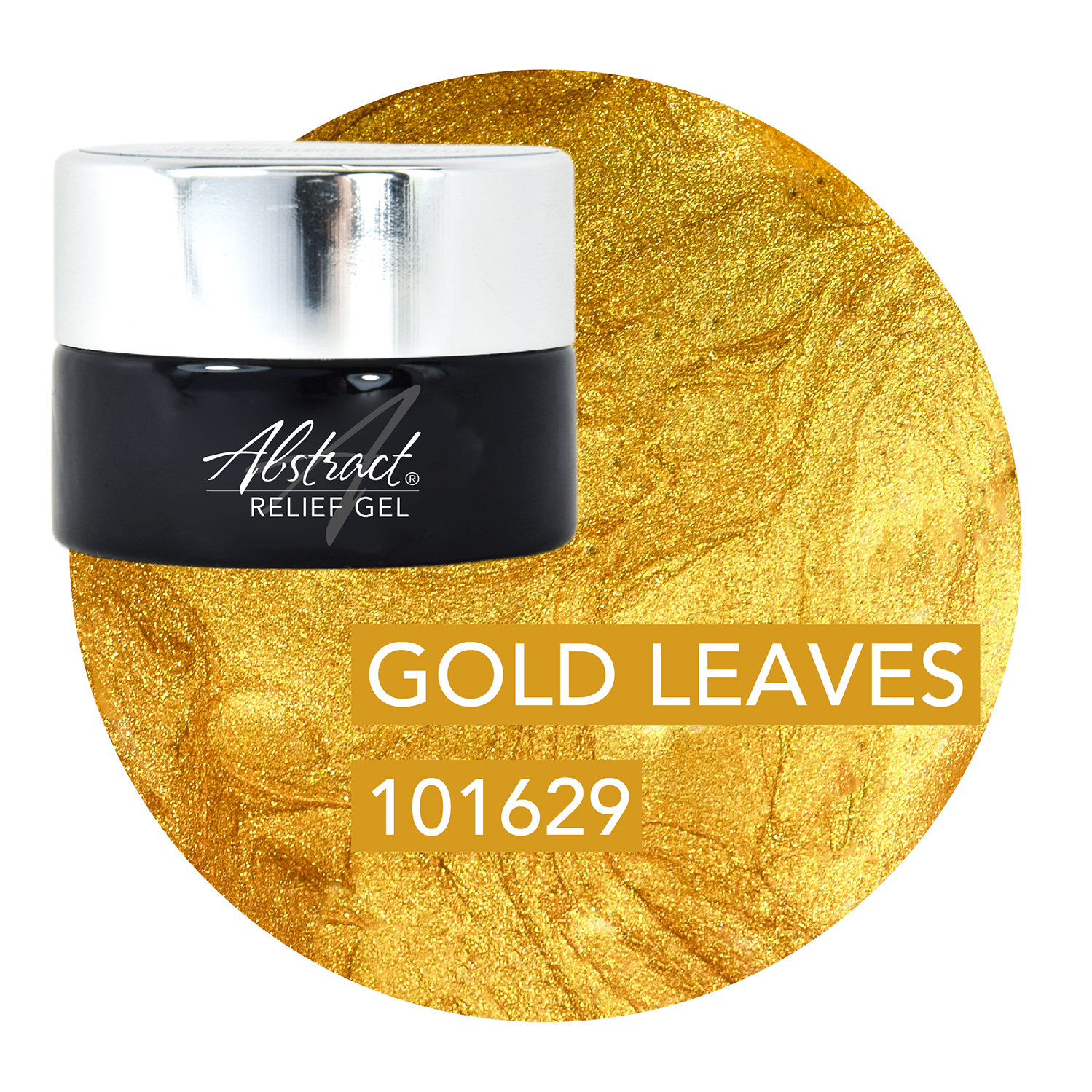 Relief Gel Gold Leaves 5ml, Abstract | 101629