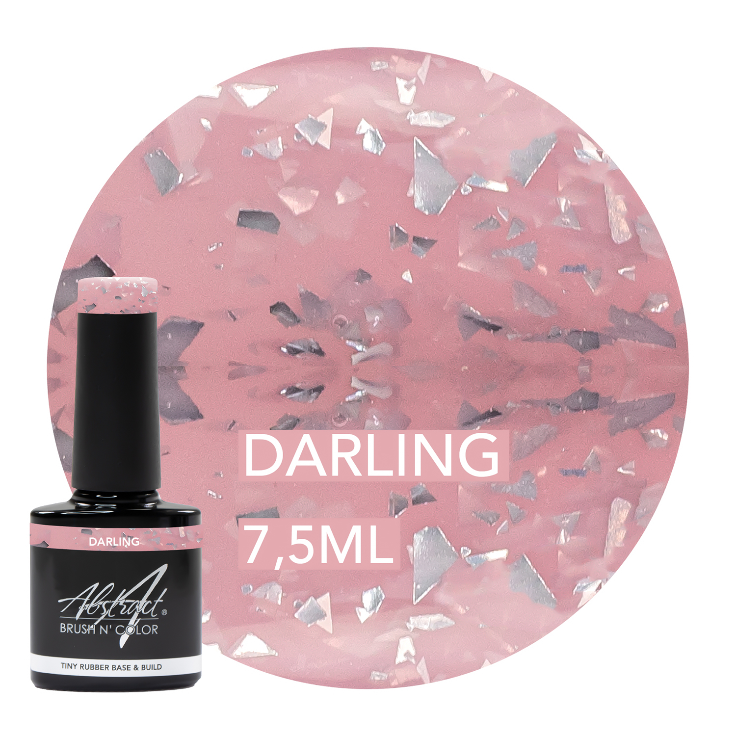 Rubber Base & Build Dazzling Darling 7,5ml, Abstract | 151003