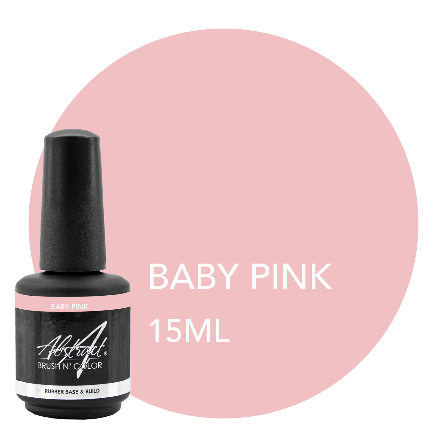 Rubber Base & Build BABY PINK 15ml, Abstract | 253384