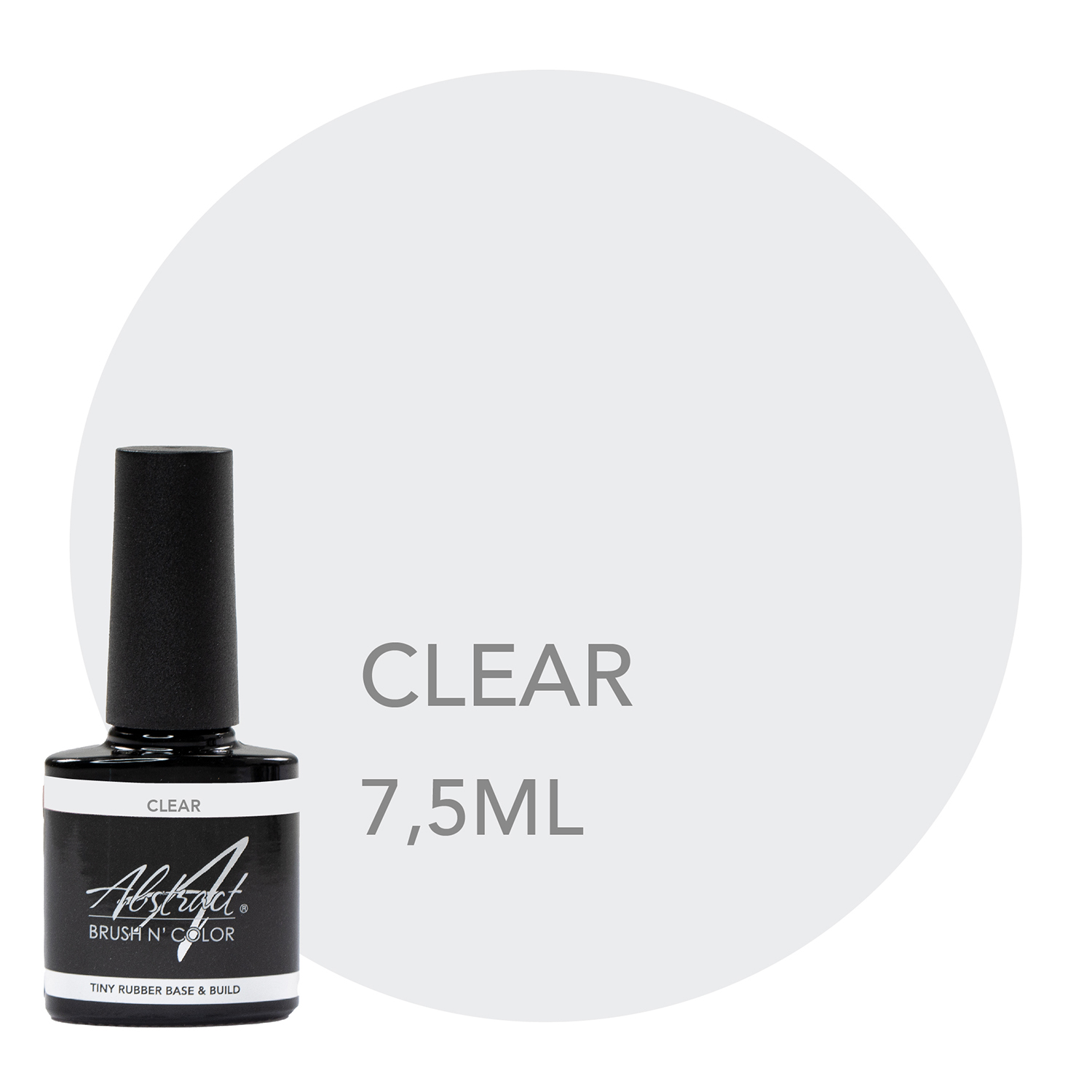Rubber Base & Build CLEAR 7,5ml, Abstract | 302130
