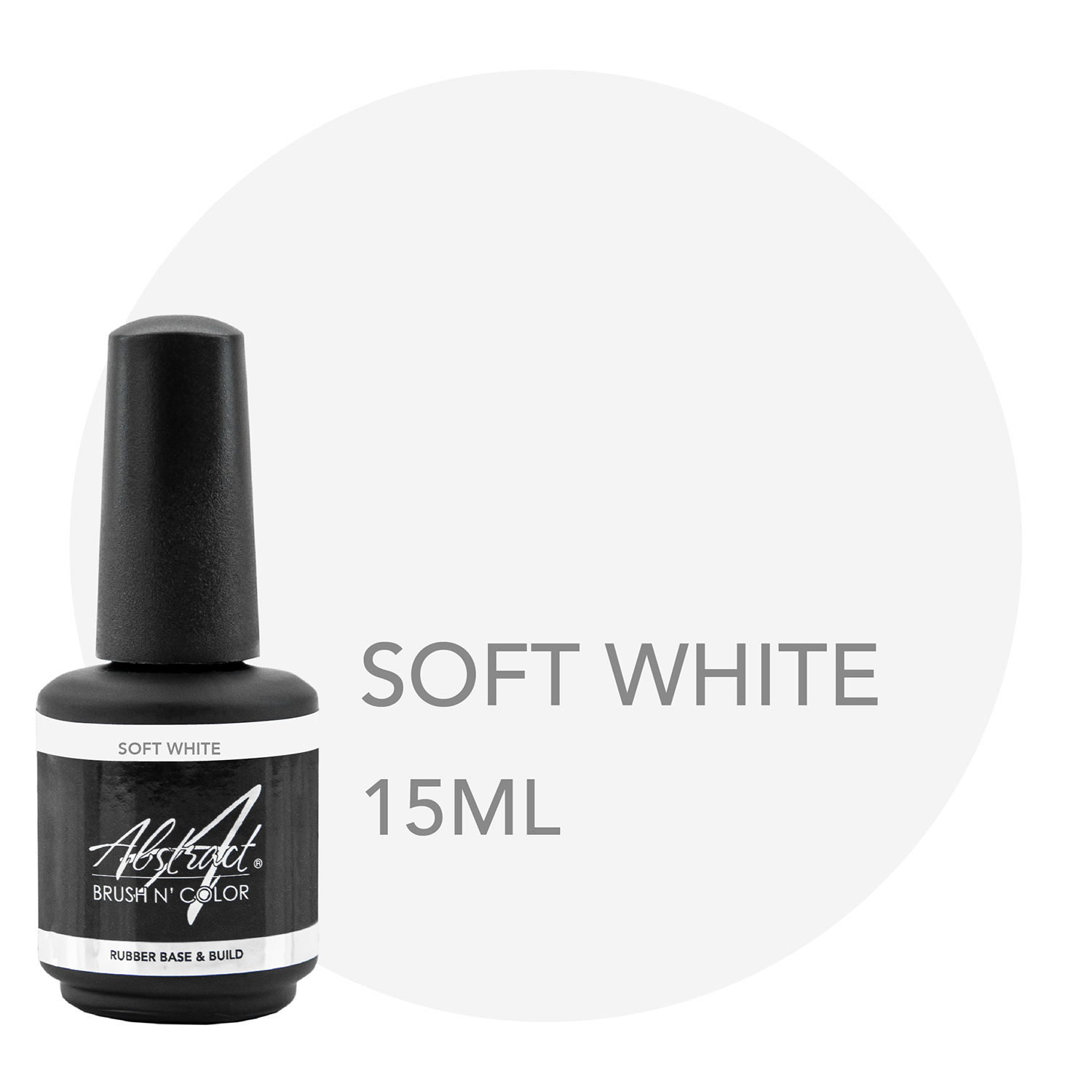 Rubber Base & Build SOFT WHITE 15ml, Abstract | 253414