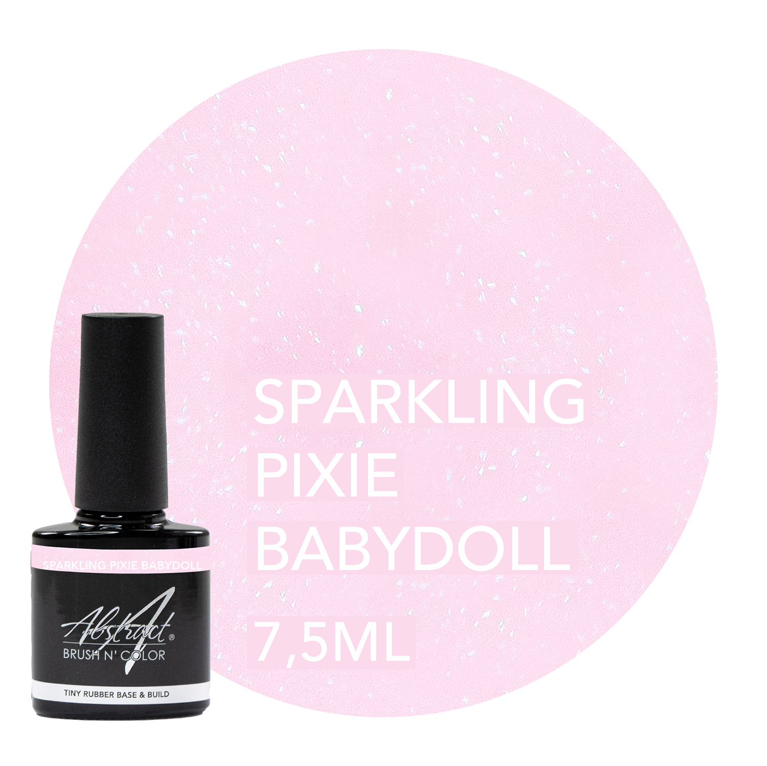 Rubber Base & Build Sparkling Pixie Babydoll 7,5ml, Abstract | 066364