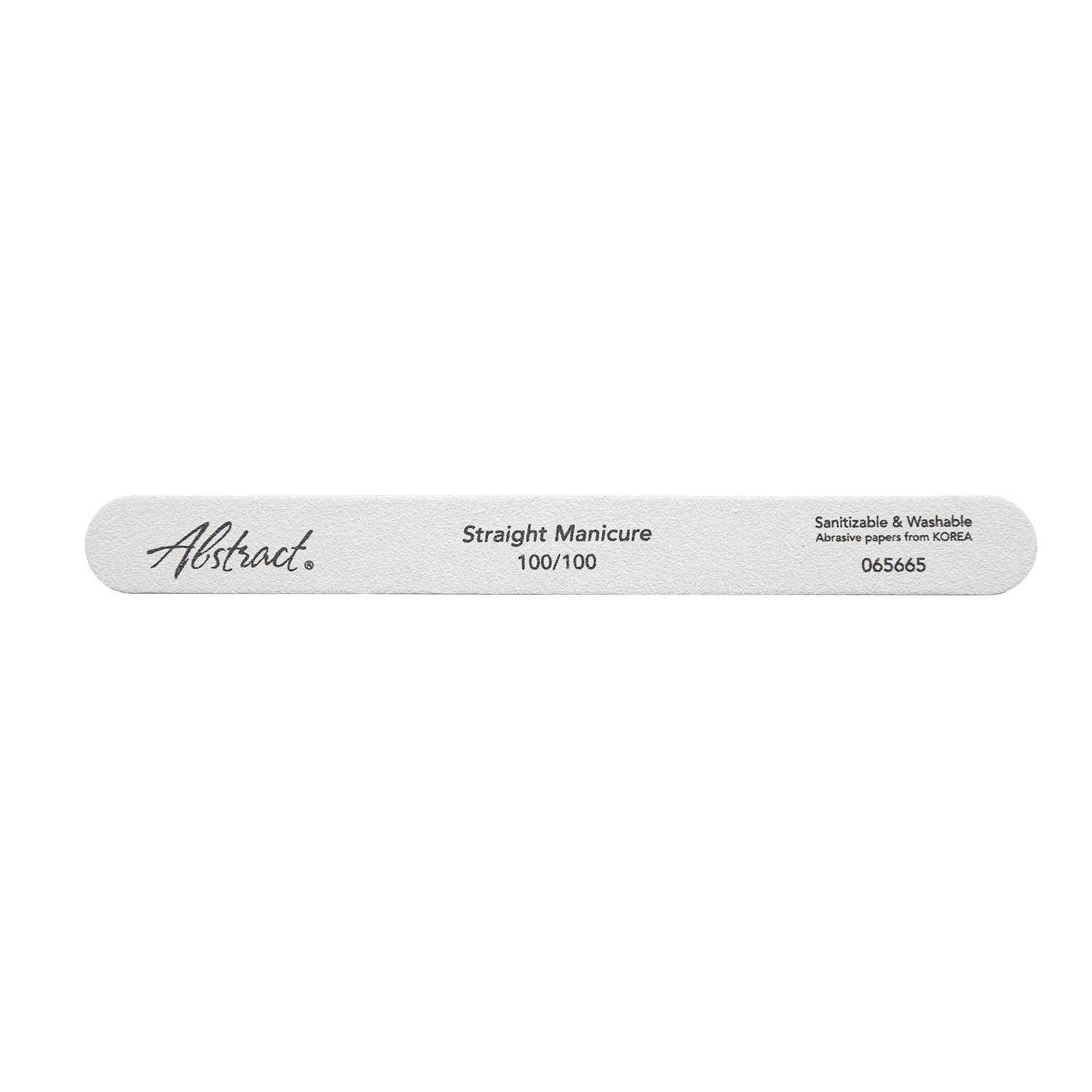 100 grit (100pk) STRAIGHT MANICURE File, Abstract | 103387