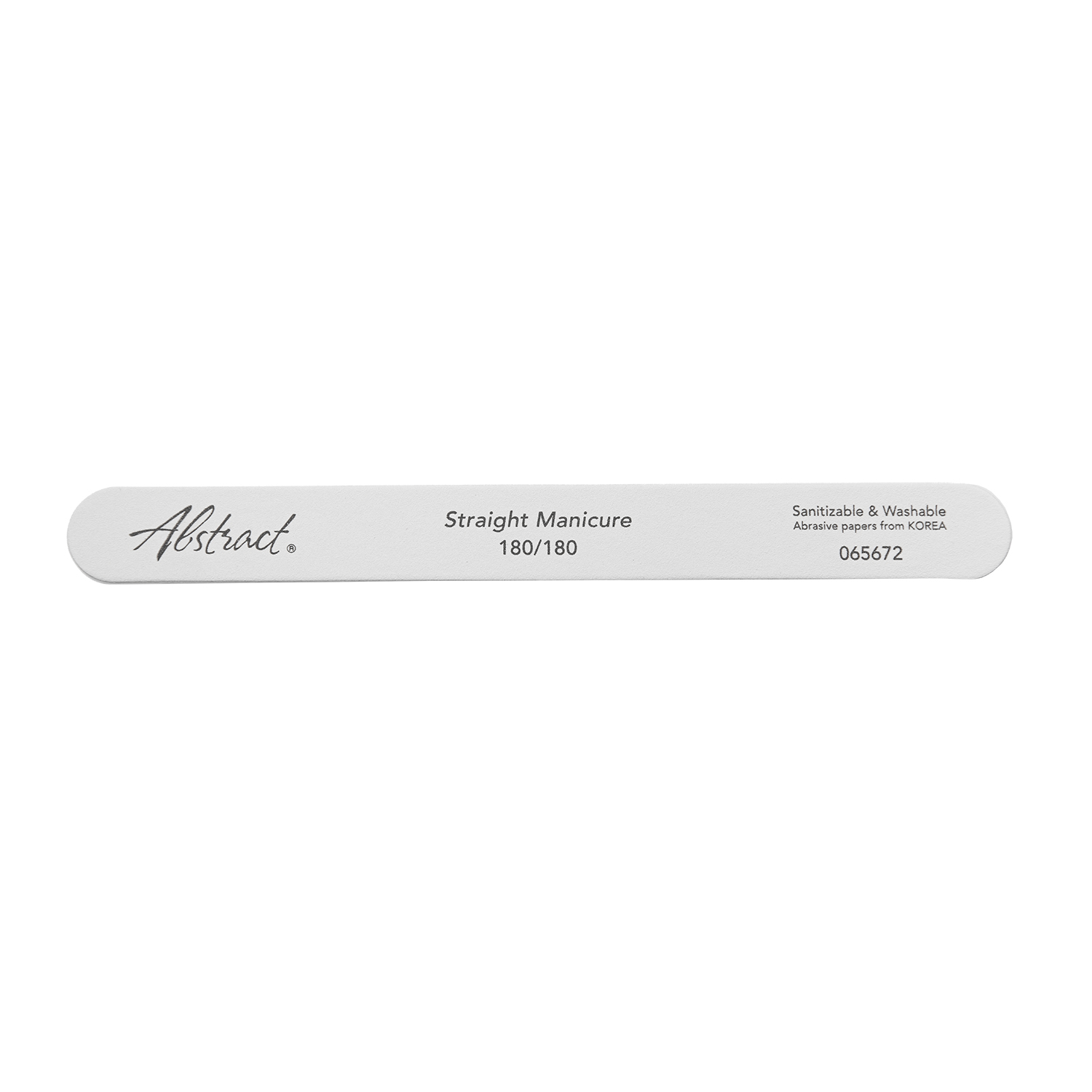 180 grit (100pk) STRAIGHT MANICURE File, Abstract | 103547