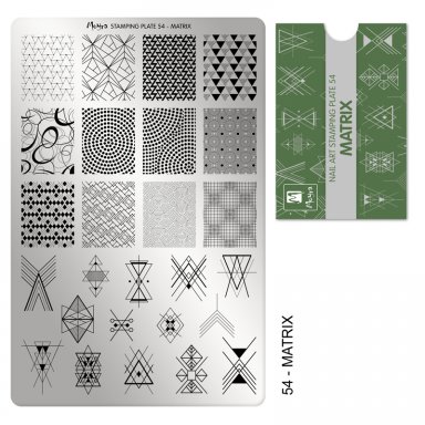 Moyra Stamping Plate – Matrix –  nr. 054