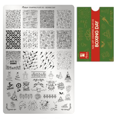 Moyra Stamping Plate – Boxing Day –  nr. 085