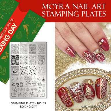 Moyra Stamping Plate – Boxing Day –  nr. 085